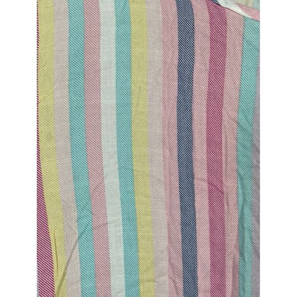 Torrid Top Women 4X Pink Pullover Rainbow Summer Feminine Whimsical Tropical 80s - Picture 5 of 12